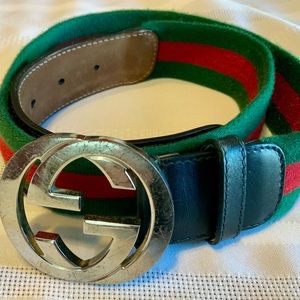 Gucci Belt, Classic Stripe